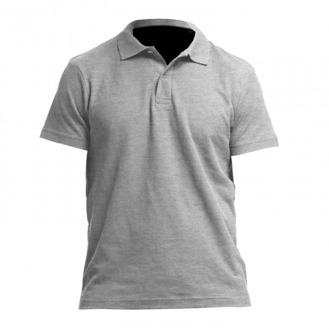 POLO PERSONNALISABLE LES FILOSOPHES® 'SARTRE' - gris chiné