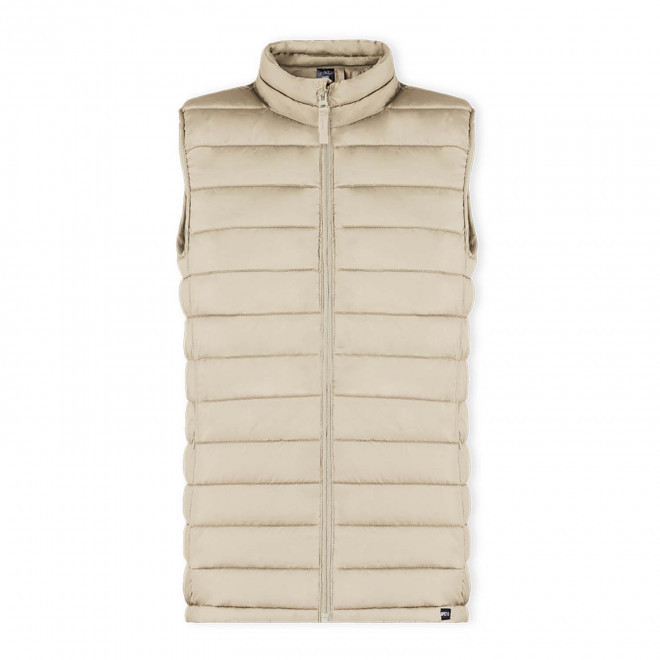 DOUDOUNE SANS MANCHES PERSONNALISABLE 'SANBEL BW RPET' - naturel