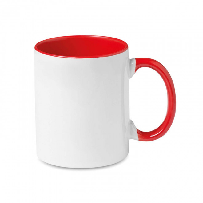 MUG PERSONNALISABLE 'SYLVIA' 4J - rouge