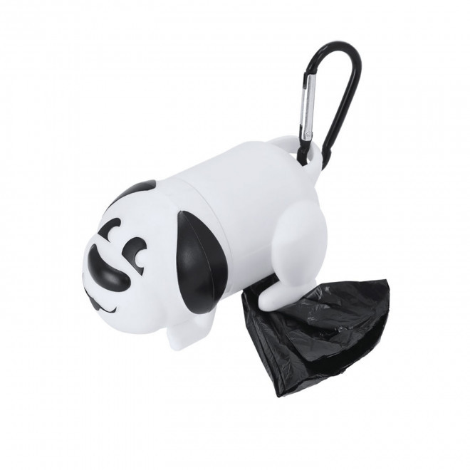 DISTRIBUTEUR DE SACS PERSONNALISABLE 'SORA CHIEN' - blanc