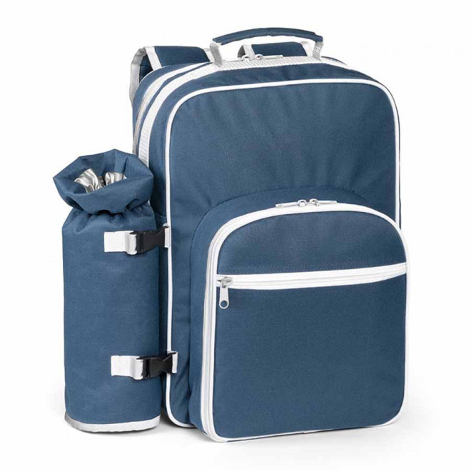 SAC A DOS PIQUE NIQUE PERSONNALISABLE 'LAMPO' - bleu