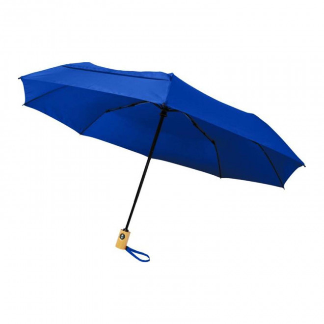 PARAPLUIE TEMPETE PERSONNALISE 'WESTPORT RPET 21' 4J - bleu royal