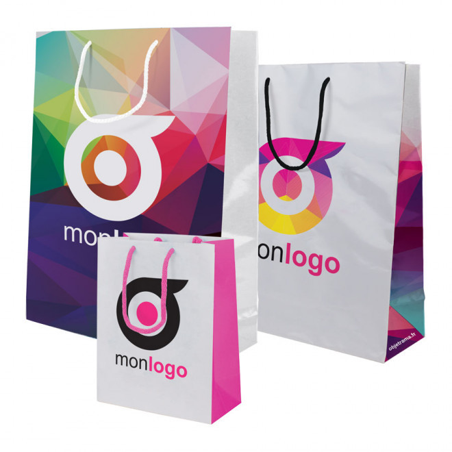 SAC LUXE CORDELETTES 'BAYAMO' QUADRI 170 GR/M² - brillant