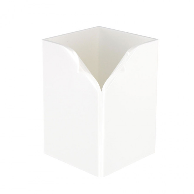 POT À CRAYONS PERSONNALISÉ 'JIMY' - blanc