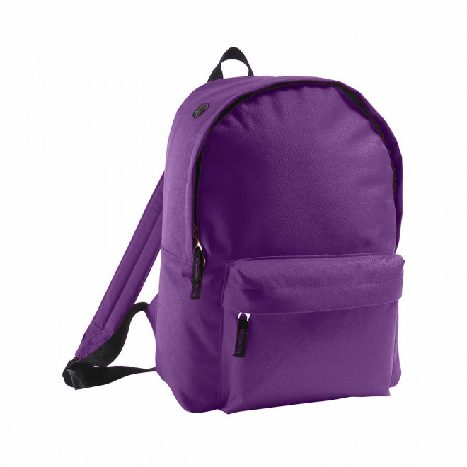 SAC A DOS PERSONNALISABLE EN POLYESTER 'RIDER' - violet