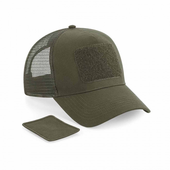 CASQUETTE FILET PERSONNALISABLE 'HASTO' - vert militaire