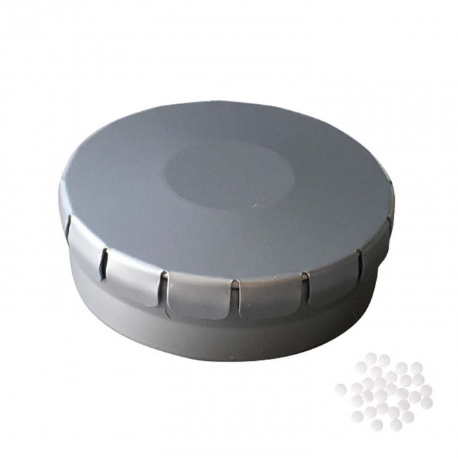 EXPRESS 48H - BOITE A BONBONS BIO 'CLIC CLAC' - argenté