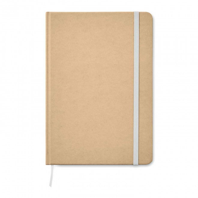 RAPIDE 4J - CARNET RECYCLE A5 LIGNE PERSONNALISABLE 'HORUS'  - blanc