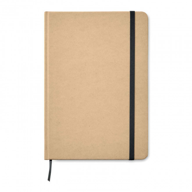RAPIDE 4J - CARNET RECYCLE A5 LIGNE PERSONNALISABLE 'HORUS'  - noir