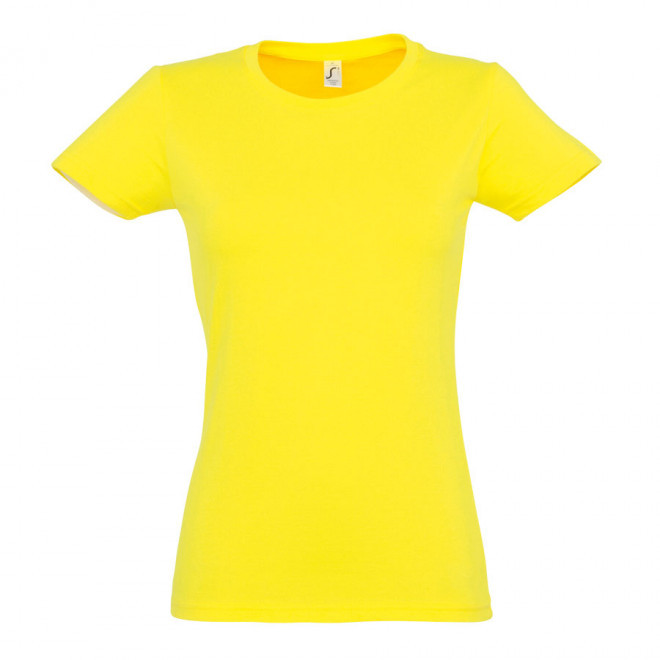 TEE-SHIRT COULEUR FEMME 'IMPERIAL' 190 GR/M² - citron