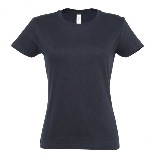 TEE-SHIRT COULEUR FEMME 'IMPERIAL' 190 GR/M² - marine