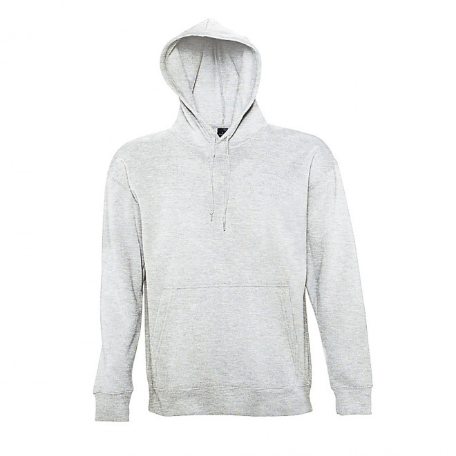 SWEAT-SHIRT PERSONNALISÉ MIXTE CAPUCHE 'SLAM' 320 GR/M² - blanc chiné