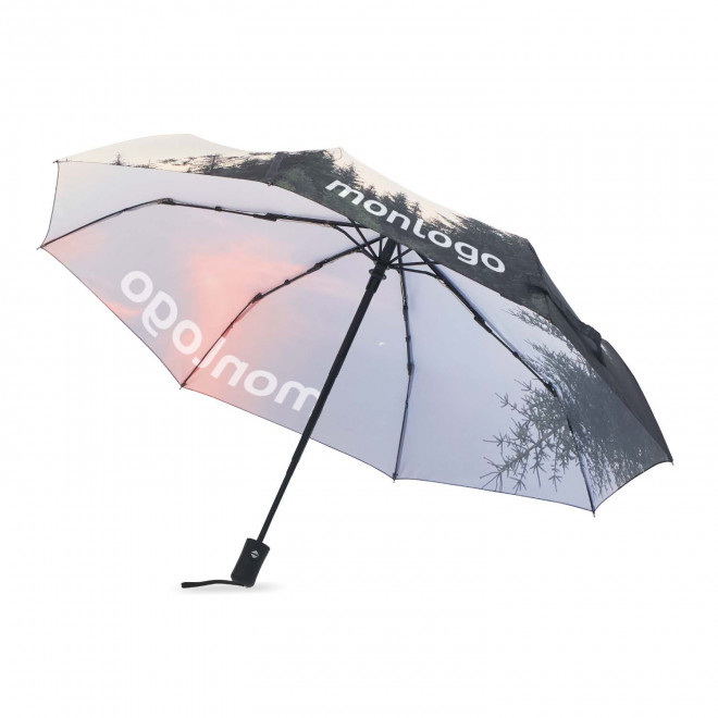PARAPLUIE POCHE PERSONNALISABLE 'PARACOLOR AUTO' - blanc