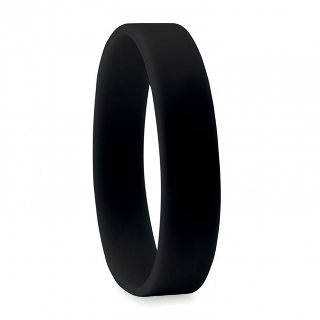 RAPIDE 4J - BRACELET PERSONNALISABLE SILICONE 'FESTIVAL' - noir
