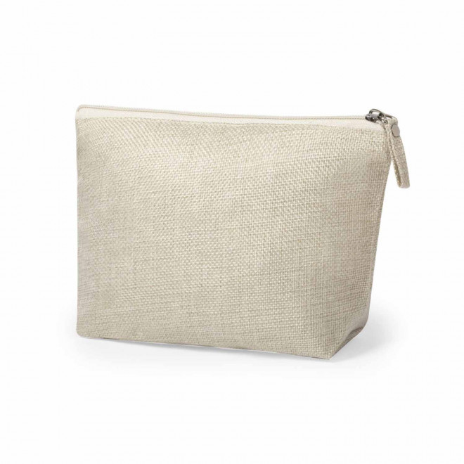 TROUSSE DE TOILETTE PERSONNALISABLE 150 GR/M² 'SULLY' - naturel