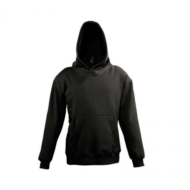 SWEAT-SHIRT CAPUCHE PUBLICITAIRE ENFANT 'SLAM' - noir
