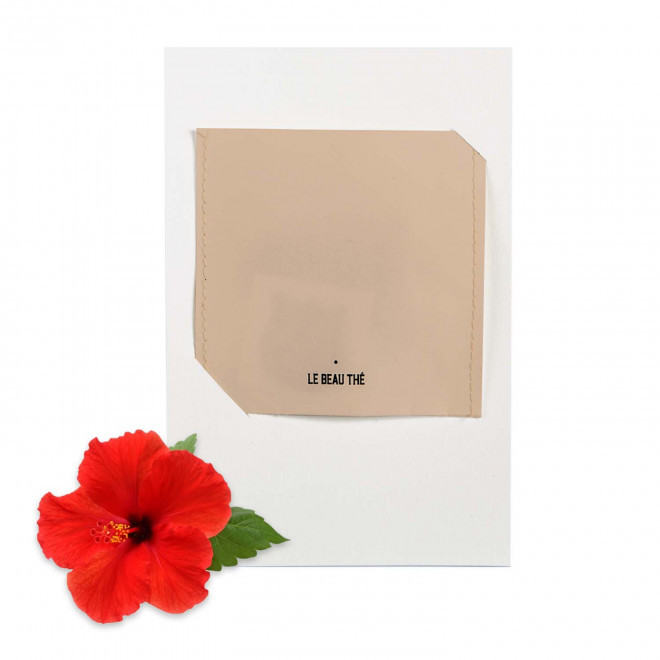CARTE A INFUSER LE BEAU THE PERSONNALISABLE 'GIFTCARD' - beige