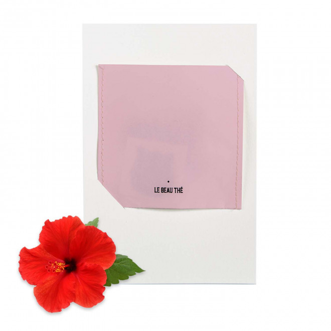 CARTE A INFUSER LE BEAU THE PERSONNALISABLE 'GIFTCARD' - rose