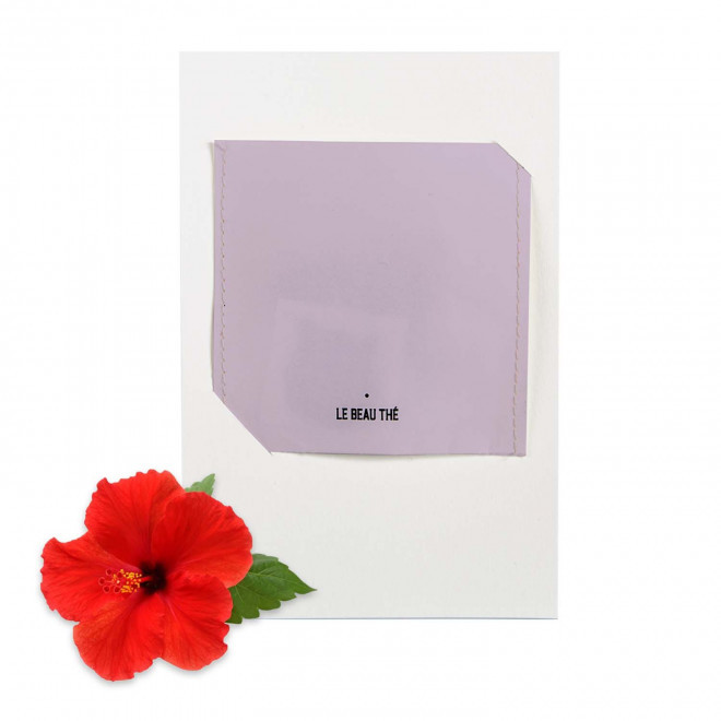 CARTE A INFUSER LE BEAU THE PERSONNALISABLE 'GIFTCARD' - violet