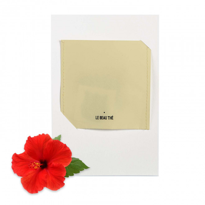 CARTE A INFUSER LE BEAU THE PERSONNALISABLE 'GIFTCARD' - jaune