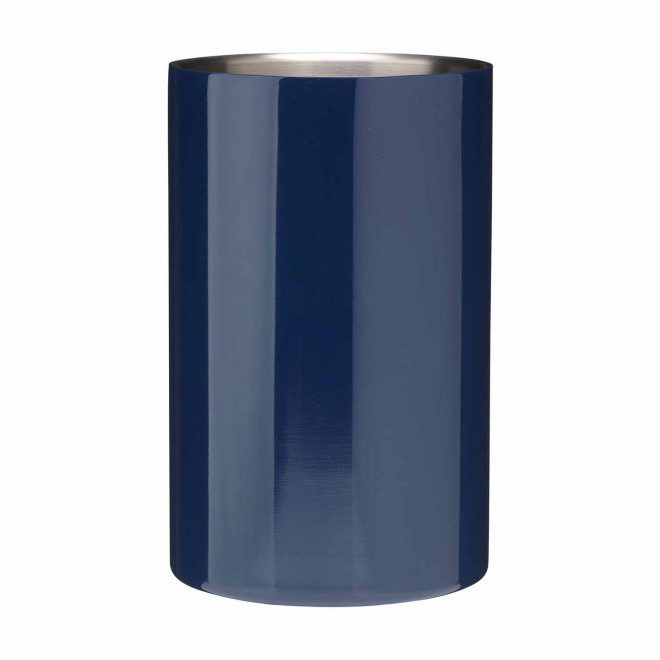 SEAU A GLACE PERSONNALISABLE EN ACIER RECYCLE 'STEELCOL'  - bleu