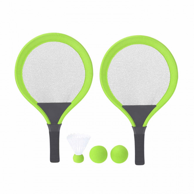 SET DE RAQUETTES PERSONNALISABLE 'JUJULY' - vert clair