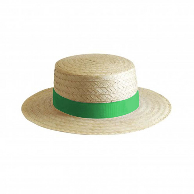 CHAPEAU CANOTIER PERSONNALISABLE 'CANOTA EU' - vert prairie