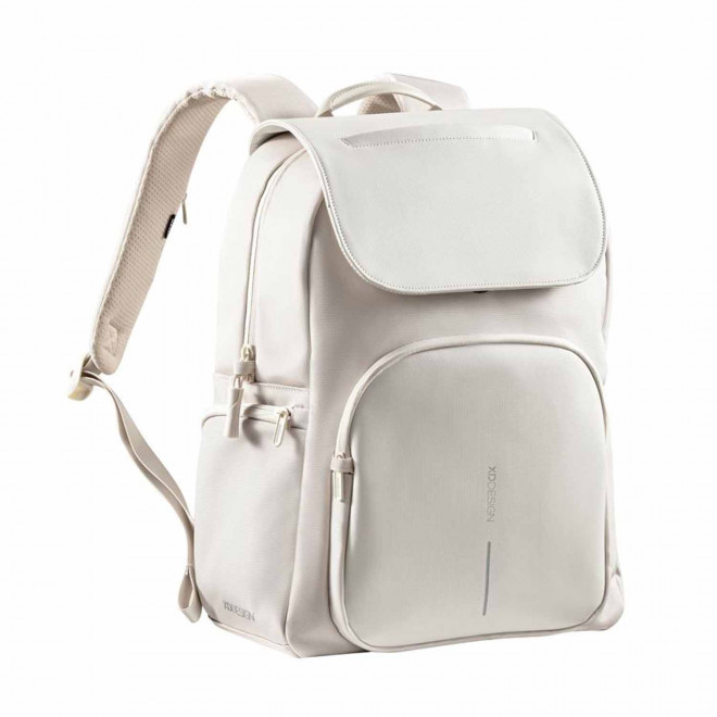 SAC A DOS SOUPLE PERSONNALISABLE 'SIBEL' - beige