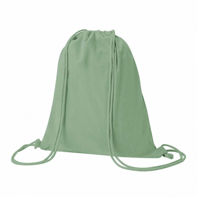 SAC A DOS PERSONNALISABLE EFFET VELOURS 'ZURI' - vert