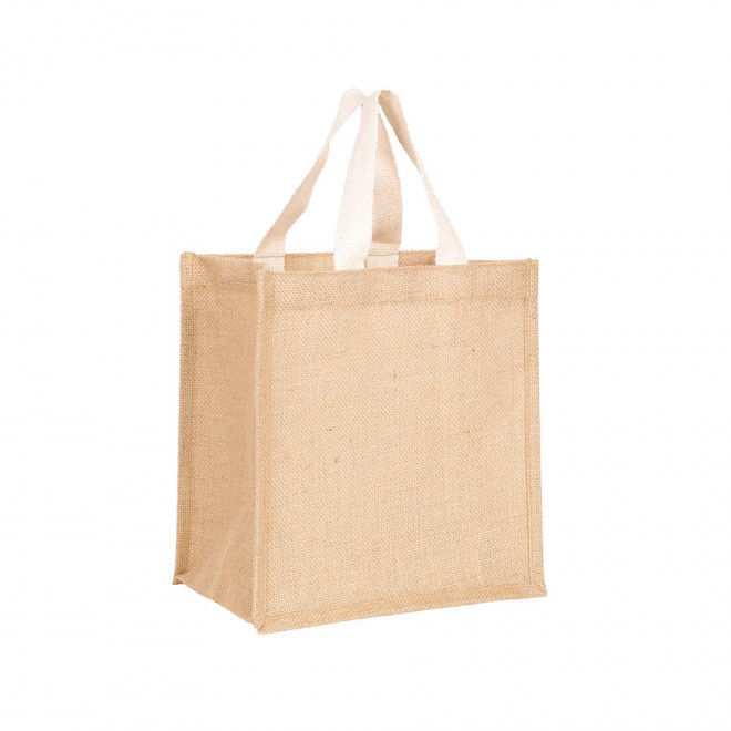 MINI SAC EN JUTE PERSONNALISÉ 'CUBA' - naturel