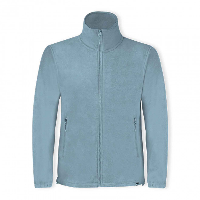 VESTE POLAIRE ZIPPEE PERSONNALISABLE RPET 280GR 'CORALI' - gris
