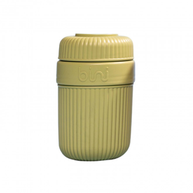 MUG BIOSOURCE MIF 350ML PERSONNALISABLE 'BINIMUG'  - olive