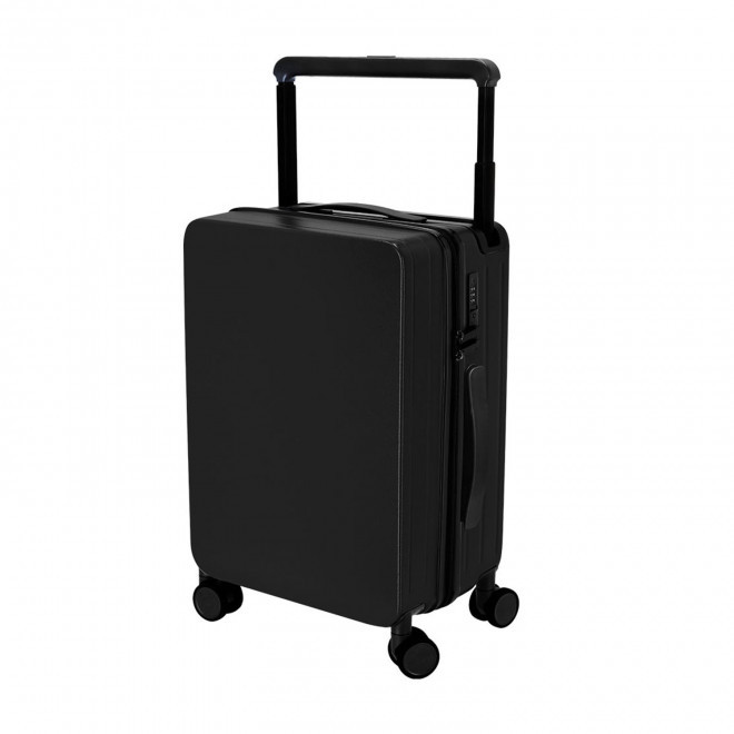 VALISE TROLLEY RIGIDE PERSONNALISABLE 'BINON' - noir