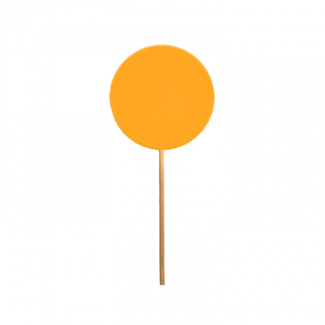 SUCETTE PLATE PERSONNALISABLE 'SUCREATE' - jaune