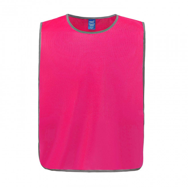 GILET/CHASUBLE PERSONNALISE 'TABARDO' - rose fluo