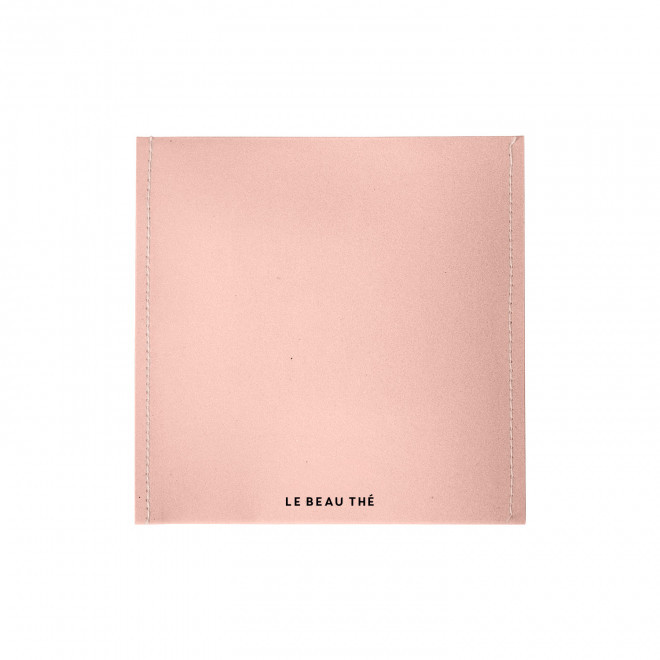 POCHETTE DE 5 SACHETS DE THE PERSONNALISABLE 'YUNN' - rose poudré