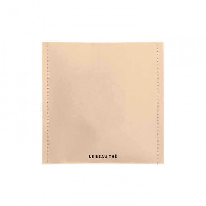 POCHETTE DE 5 SACHETS DE THE PERSONNALISABLE 'YUNN' - beige
