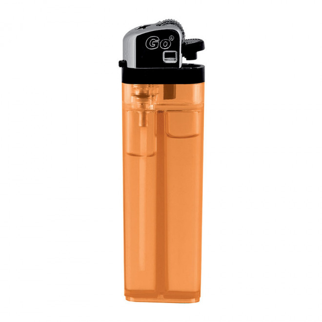 BRIQUET PUBLICITAIRE JETABLE 'URANUS' - orange transparent