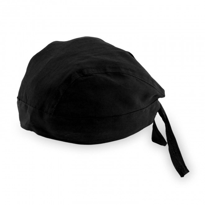 BANDANA TETE PERSONNALISABLE 'GARFO' - noir