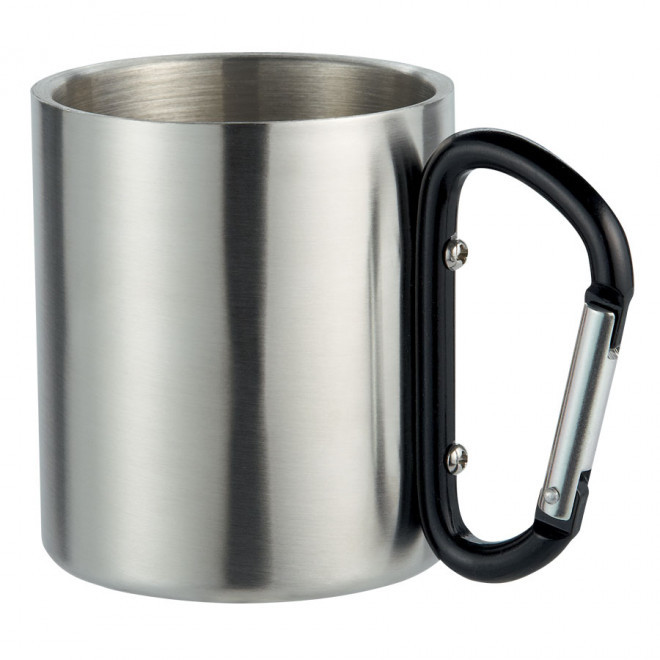 MUG PUBLICITAIRE EN INOX 'MACKENZIE' - noir