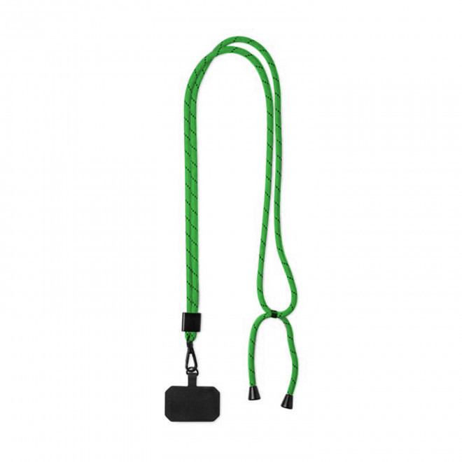 TOUR DE COU TELEPHONE PERSONNALISABLE 'MOBILA MIX&MATCH RPET' - vert clair