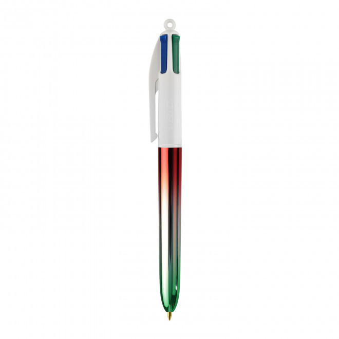 EXPRESS 72H - STYLO BIC 4 COULEURS PUBLICITAIRE GRADIENT 'FLAG' - Italie