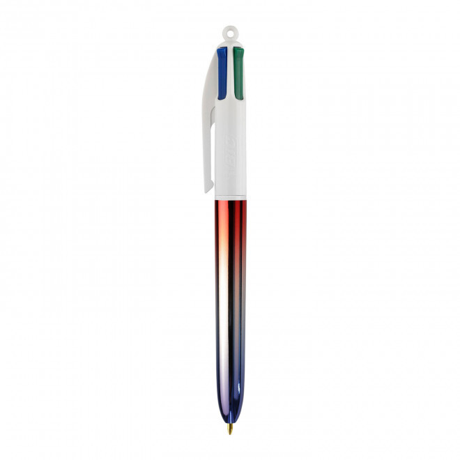 EXPRESS 72H - STYLO BIC 4 COULEURS PUBLICITAIRE GRADIENT 'FLAG' - France