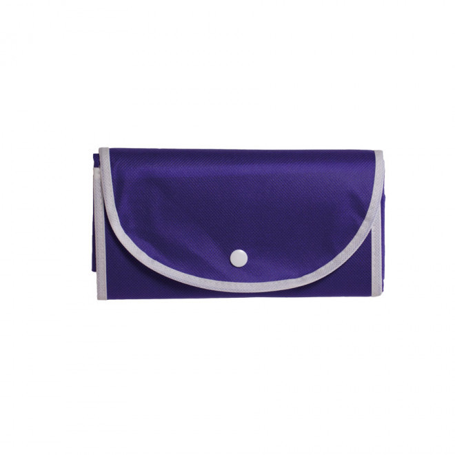 SAC SHOPPING PUBLICITAIRE PLIABLE 'FOLDY' 80 GR/M² - violet