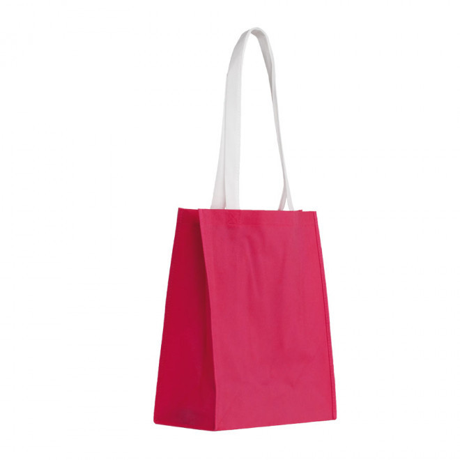 SAC SHOPPING BICOLORE ANSES LONGUES 'JUANA' - fuchsia