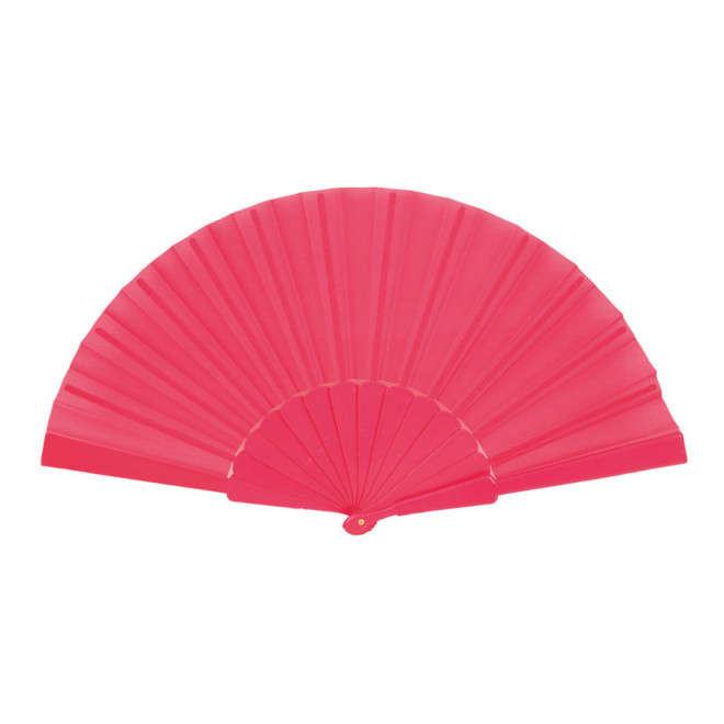 EVENTAIL PUBLICITAIRE PLIABLE 'FANNY' - rose