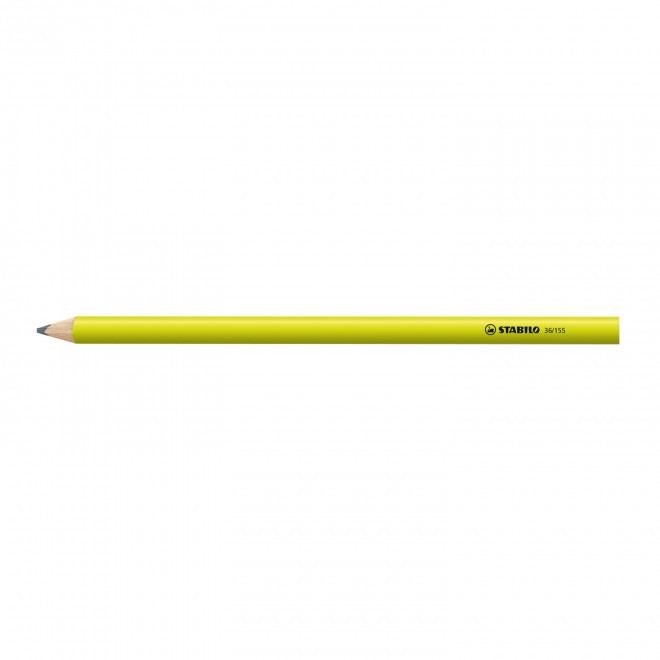 CRAYON CHARPENTIER PERSONNALISABLE 'CHARPOPRO' - jaune néon