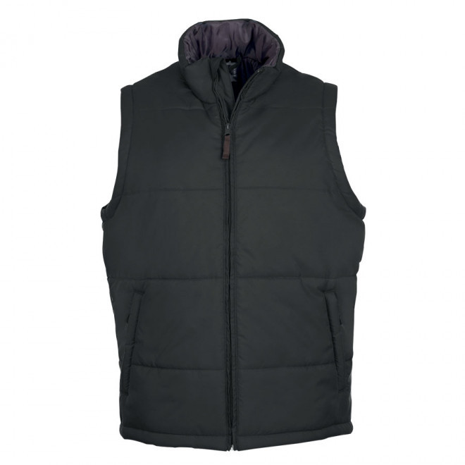 BODYWARMER PUBLICITAIRE MATELASSÉ 'WARM' 220 GR/M² - anthracite