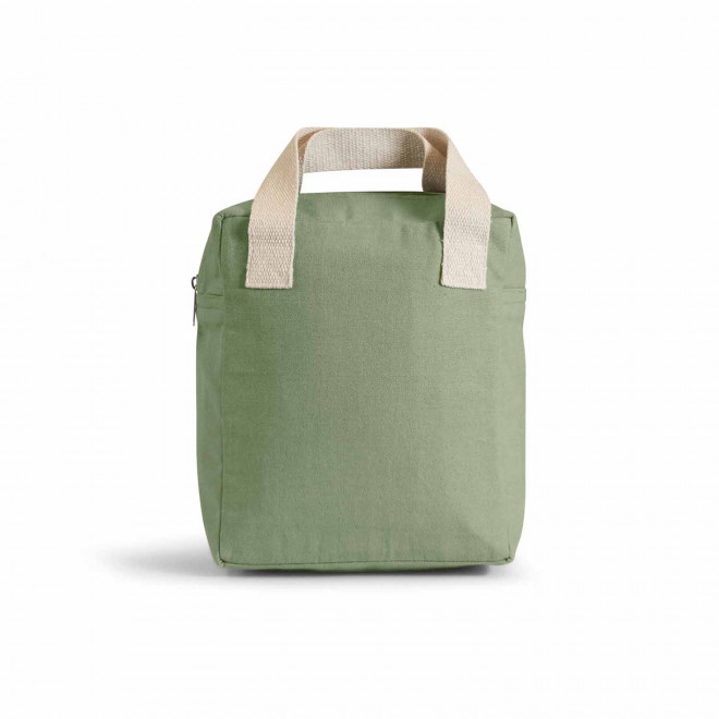 LUNCH BAG EN COTON BIO PERSONNALISABLE 'TAIO' - vert