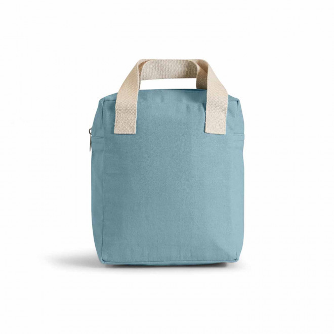 LUNCH BAG EN COTON BIO PERSONNALISABLE 'TAIO' - bleu clair